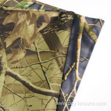 Silver Coated 210T polyester camouflage waterproof fabric